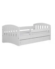 Łóżko dziecięce z materacem Rubens 2X 80x140 - białe w sklepie o6i2u8y4t0z.info