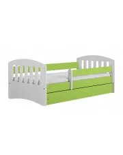 Łóżko dziecięce z szufladą i materacem Rubens 2X 80x140 - zielone w sklepie o6i2u8y4t0z.info