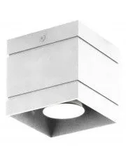 Minimalistyczny plafon metalowy E164-Edix - biały w sklepie o6i2u8y4t0z.info
