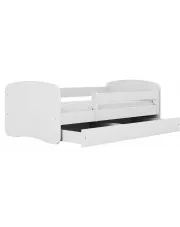 Białe łóżko dziecięce z materacem 70x140 - Rostok w sklepie o6i2u8y4t0z.info