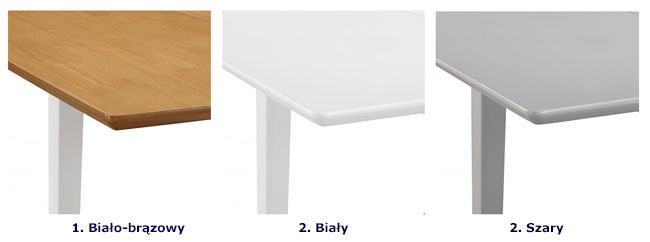 Produkt Stół rozsuwany z MDF Noe – biało-brązowy - zdjęcie numer 2