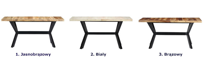 Produkt Stół jadalniany z sheesham Glefro – brązowy - zdjęcie numer 2