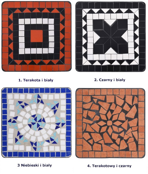 Produkt Niebiesko-biały stolik ceramiczny – Neve - zdjęcie numer 2