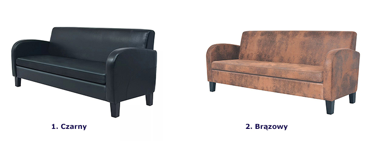 Produkt Trzyosobowa sofa Atlas 3X - brązowa