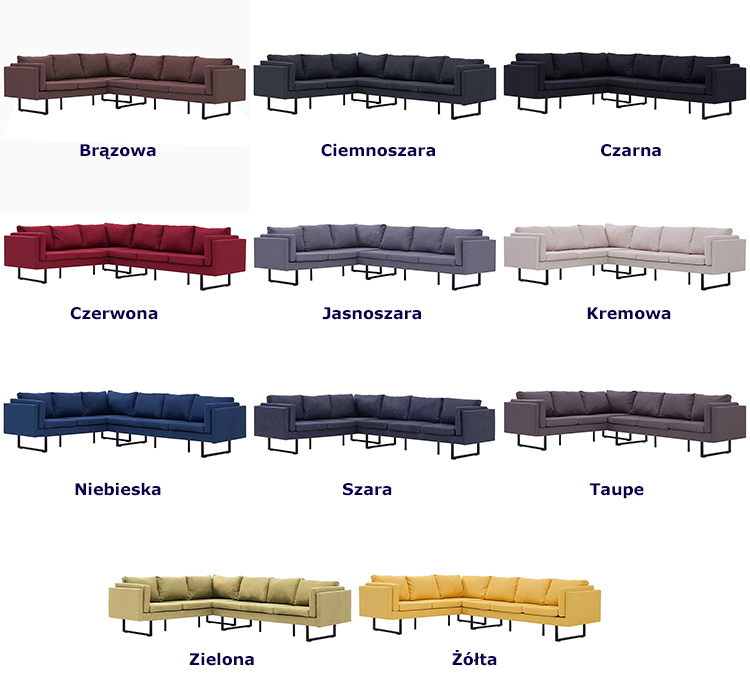 Produkt Przestronna sofa narożna Selwa - czerwona - zdjęcie numer 3