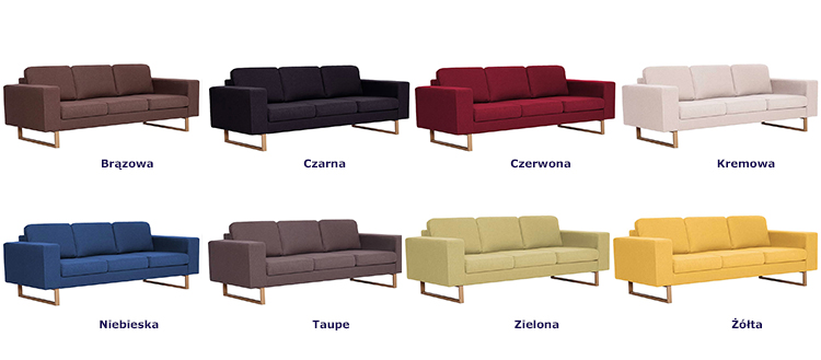 Produkt Elegancka trzyosobowa sofa Ladi 3X - kremowa - zdjęcie numer 3